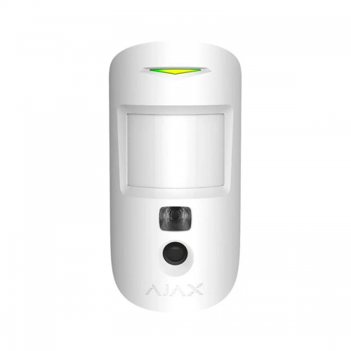 AJAX   MotionCam Kablosuz Kameralı Hareket Dedektörü BEYAZ
