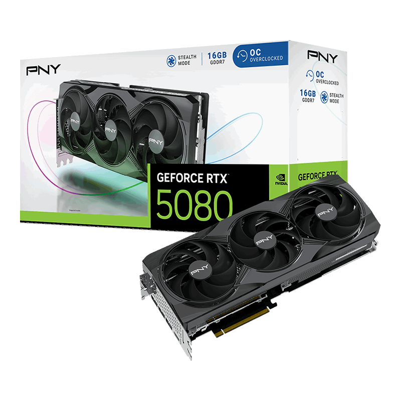 PNY PNY RTX 5080 16GB GDDR7 256Bit (VCG508016TFXPB1-O)
