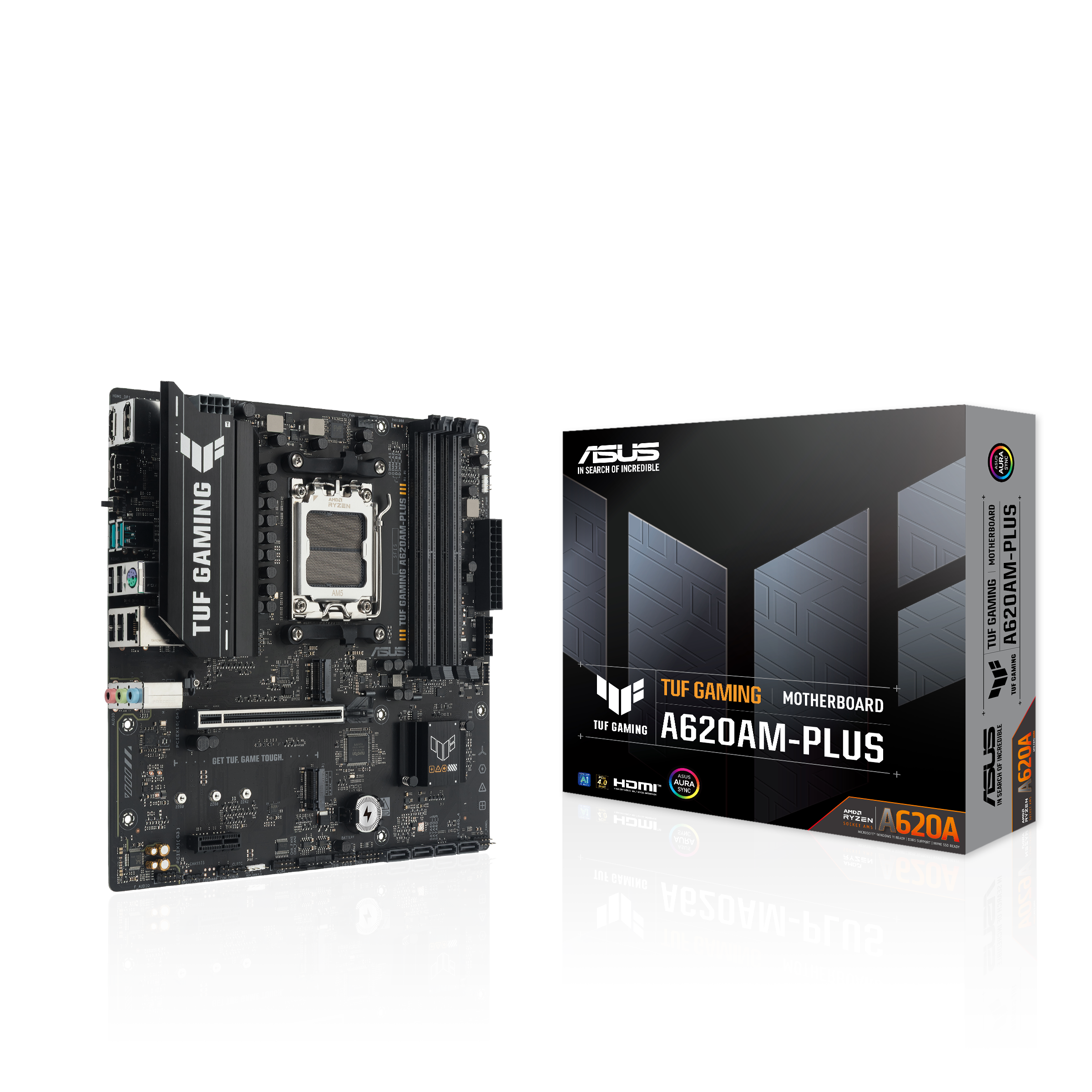 ASUS ASUS TUF GAMING A620AM-PLUS, 4xDDR5, 2x M.2, HDMI, 2xDP, AMD Ryzen 7000 Serisi, AM5 Soket Anakart