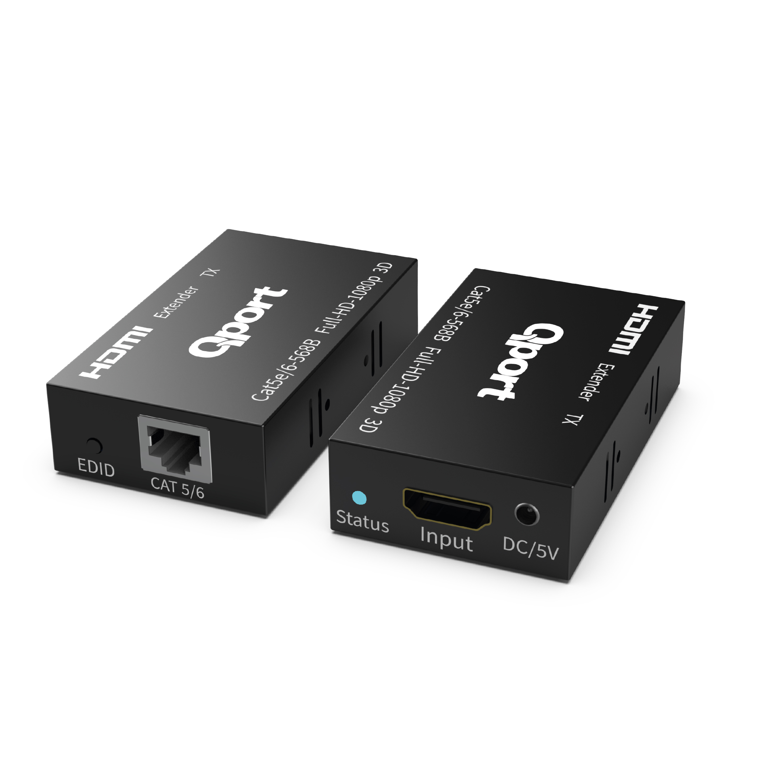 QPORT QPORT Q-HEX3 HDMI EXTENDER CAT6 60M 2 LI PAKET-84485