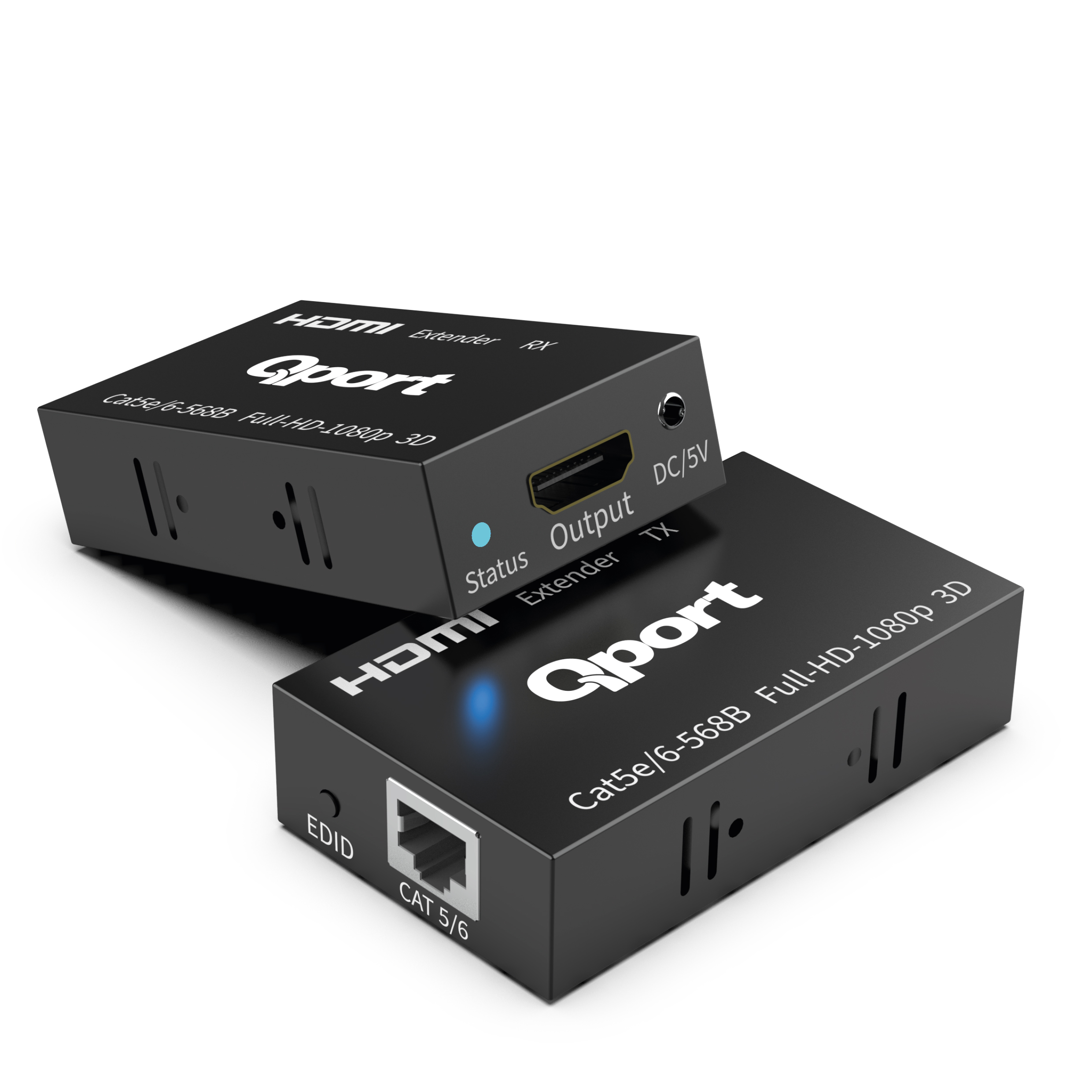 QPORT QPORT Q-HEX3 HDMI EXTENDER CAT6 60M 2 LI PAKET-84486