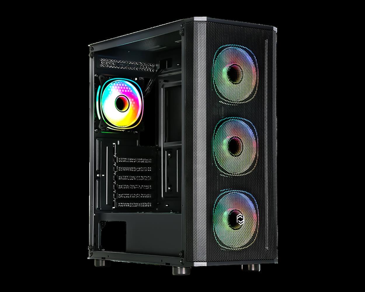 FRISBY FRİSBY CM-105 650W 80+ DOUBLE ARGB GAMING SIYAH MESH KASA