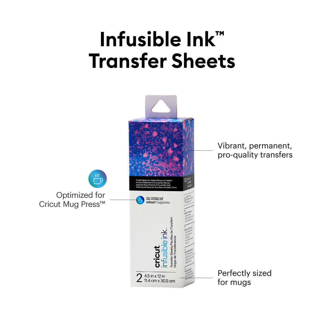 CRICUT  2008890 JOY INFUSIBLE INK TRANSFER KAĞIDI 2Lİ PAKET WATERCOLOR SPLASH