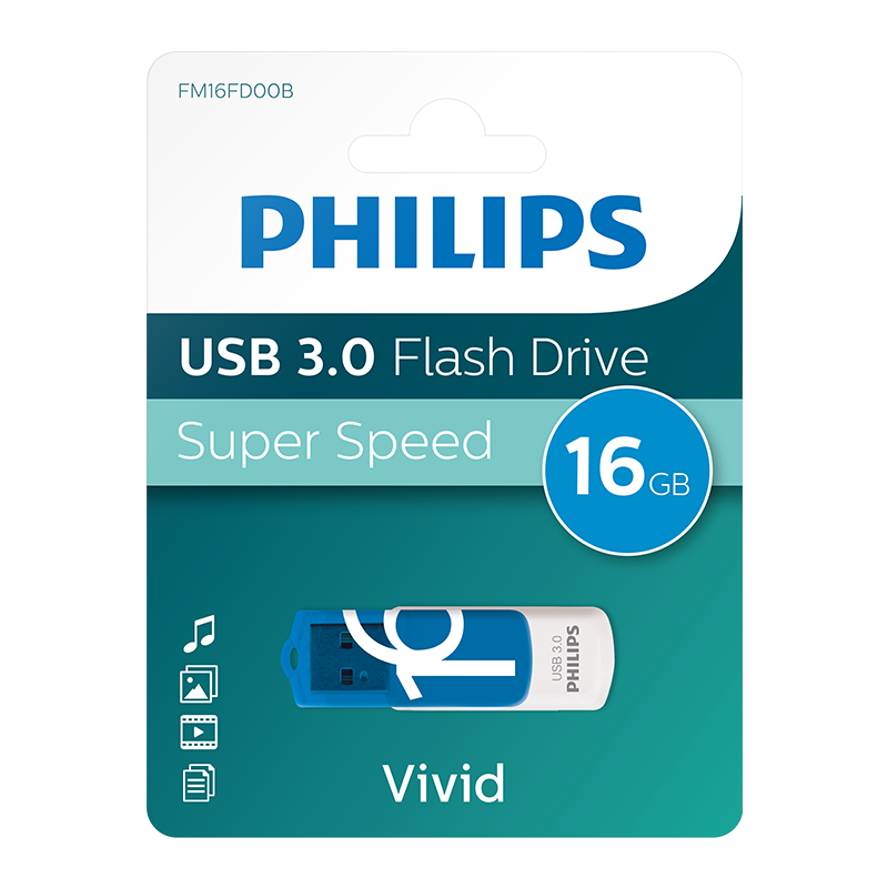 PHILIPS PHILIPS 16GB USB 3.0 100/150MB/S FM16FD00B/00