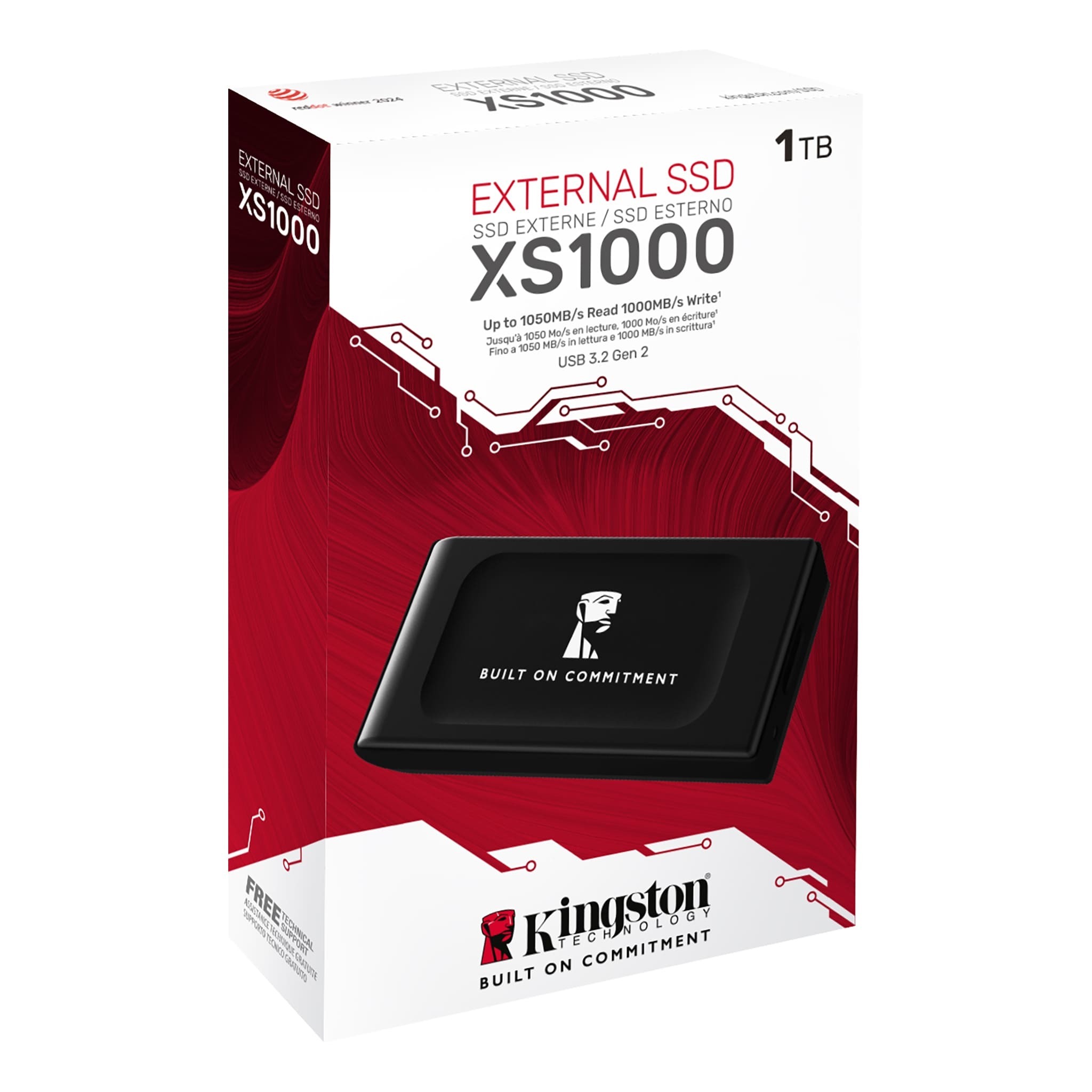 KINGSTON SXS1000/1000G 1TB XS1000 USB-C 1050-1000 MB/s Taşınabilir SSD