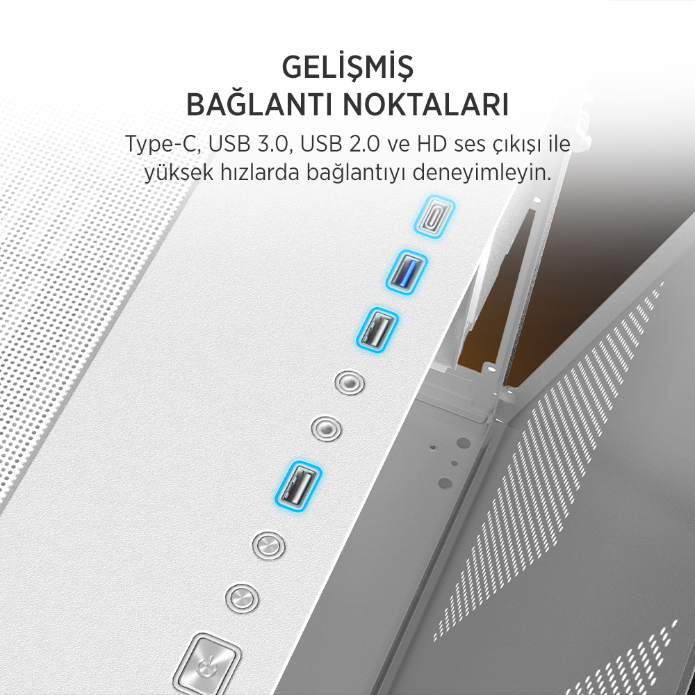 JAMES DONKEY JAMES DONKEY STARK S800 4X ARGB WHITE KASA 750W-96315