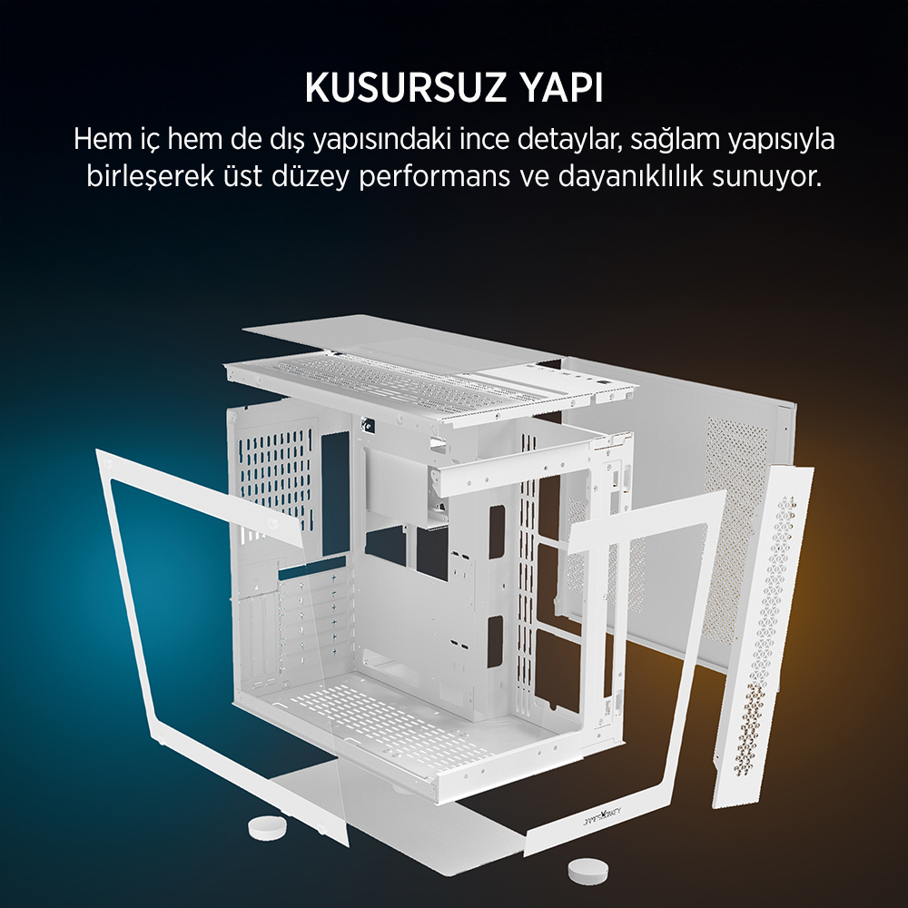 JAMES DONKEY JAMES DONKEY STARK S800 4X ARGB WHITE KASA 750W-96316