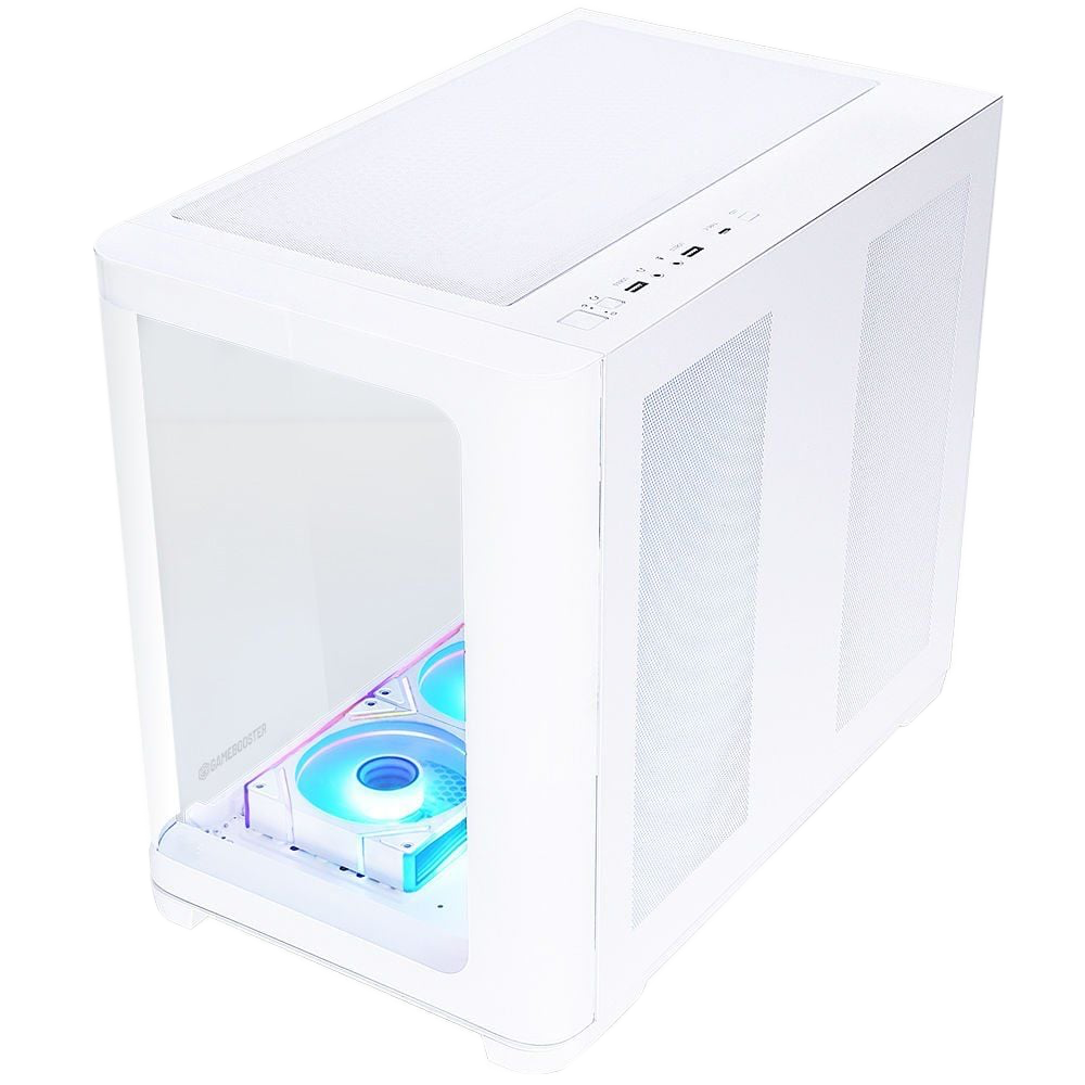 GAMEBOOSTER  GB-G2852W-750W 80+ BRONZE Curved Cam Type-C3.1 7*12cm ARGB Fan Seaview Gaming Beyaz Kasa