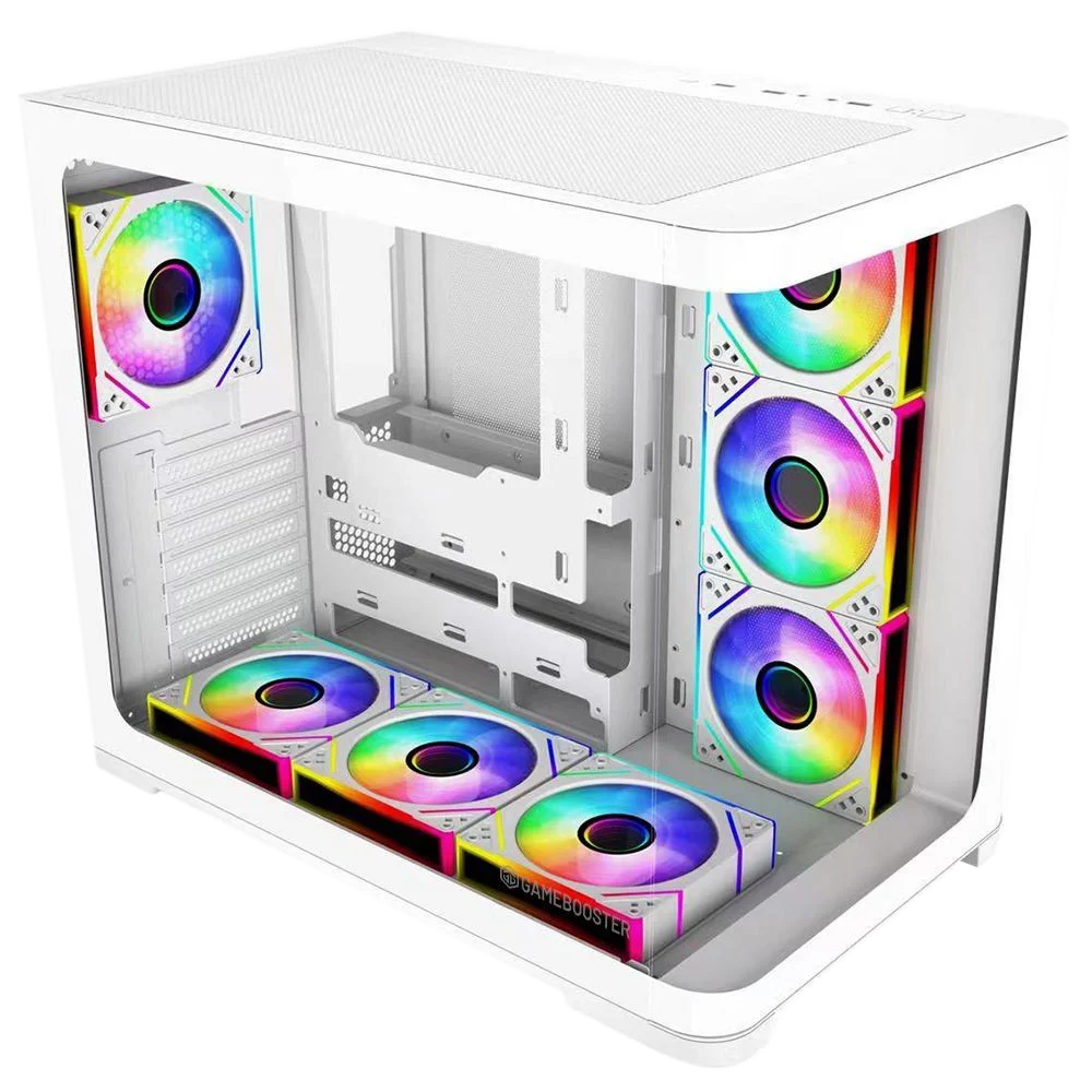 GAMEBOOSTER  GB-G2852W-750W 80+ BRONZE Curved Cam Type-C3.1 7*12cm ARGB Fan Seaview Gaming Beyaz Kasa-92139