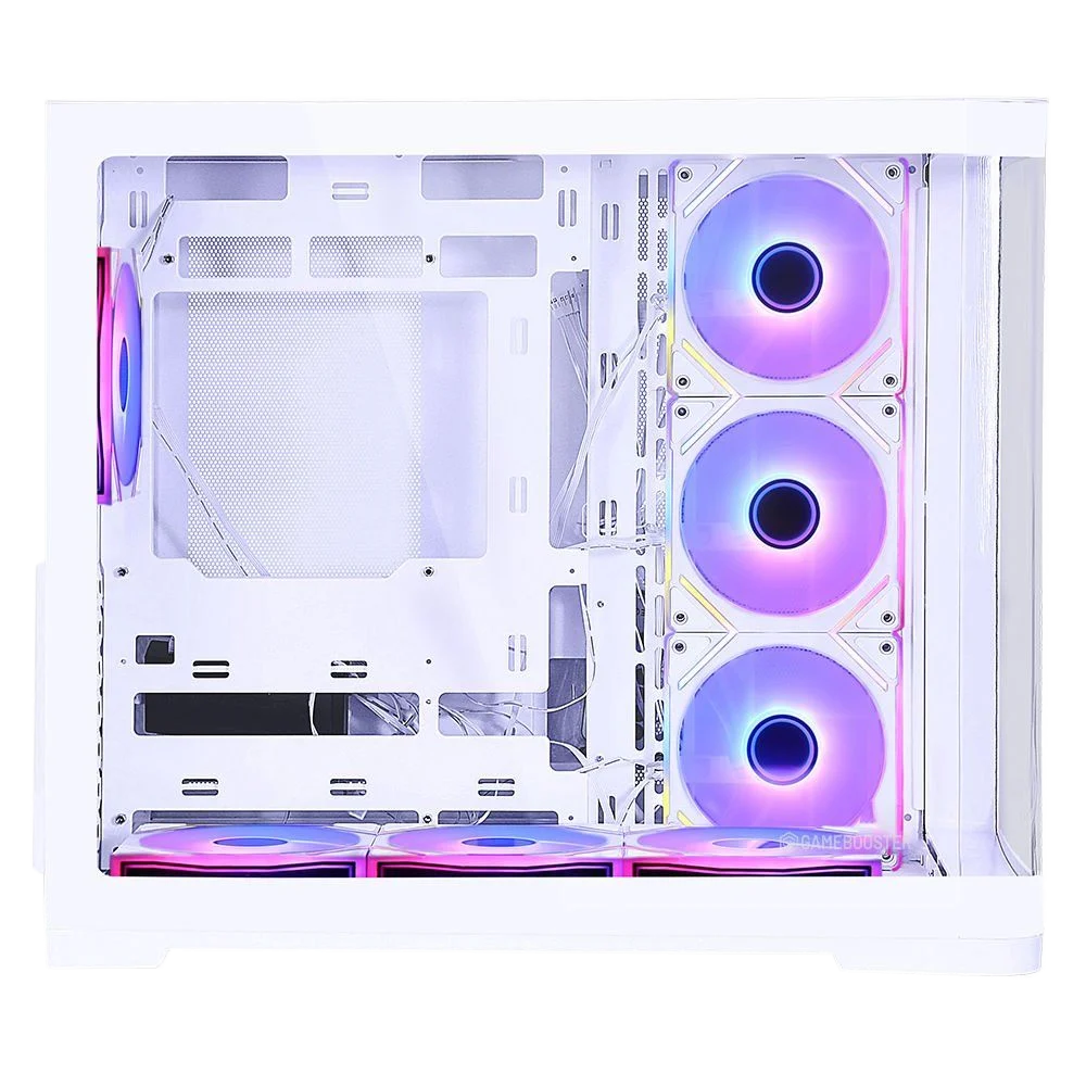 GAMEBOOSTER  GB-G2852W-750W 80+ BRONZE Curved Cam Type-C3.1 7*12cm ARGB Fan Seaview Gaming Beyaz Kasa-92140