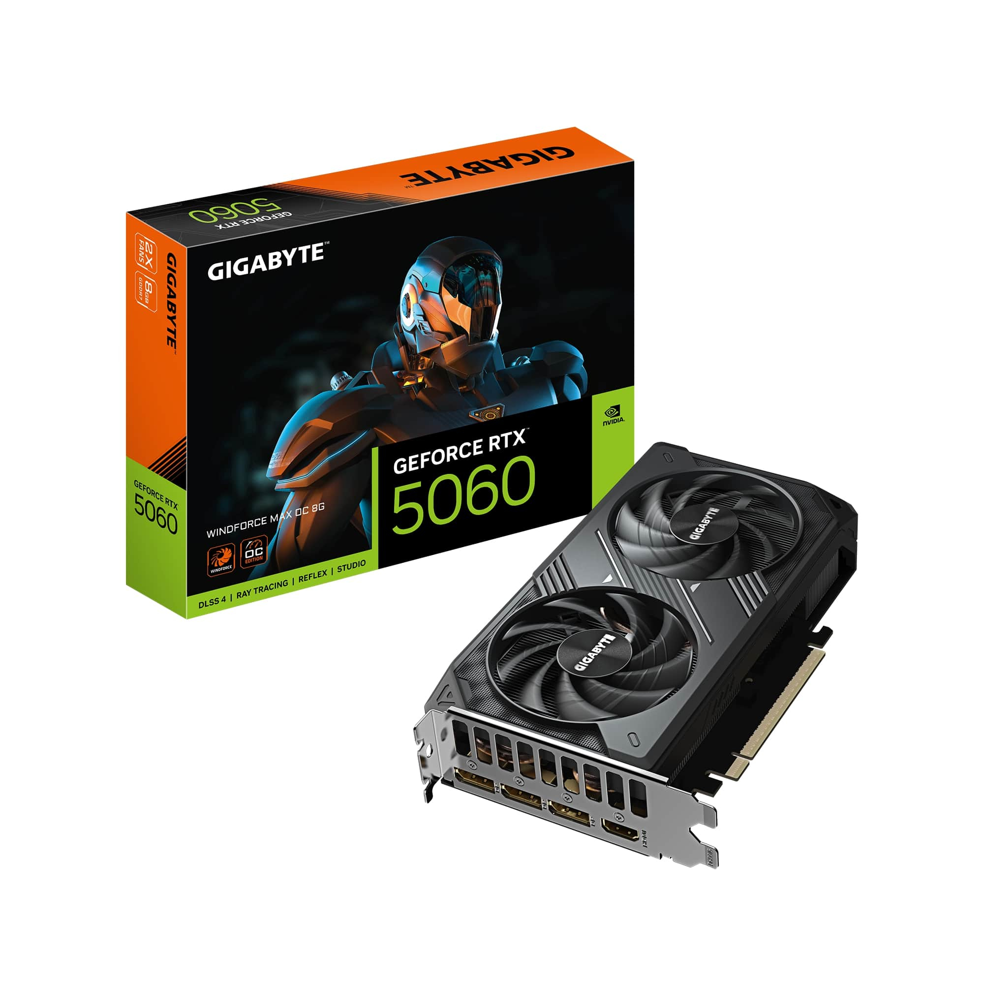 GIGABYTE GIGABYTE RTX5060 GV-N5060WF2MAX OC-8GD WINDFORCE MAX OC 8GB VGA