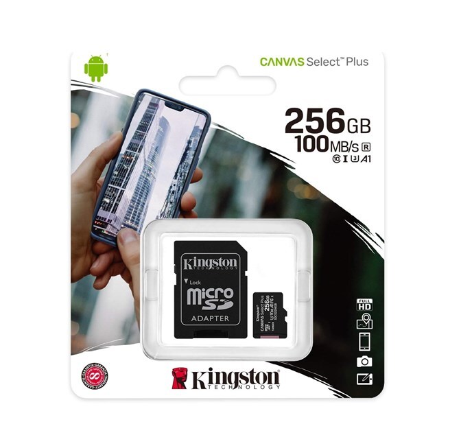KINGSTON Kingston 256GB Micro SD Gen3 150MB/s SDCS3/256GB