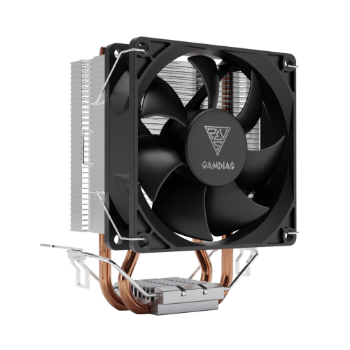 GAMDIAS GAMDIAS BOREAS E1-210 MONO, 92mm, CPU  Kule Tipi Hava Soğutma, Doğrudan Temas Teknolojisine Sahip 2 adet Gelişmiş Bakır Isı Borusu (AMD AM5 ve INTEL Tüm işlemciler ile uyumlu)