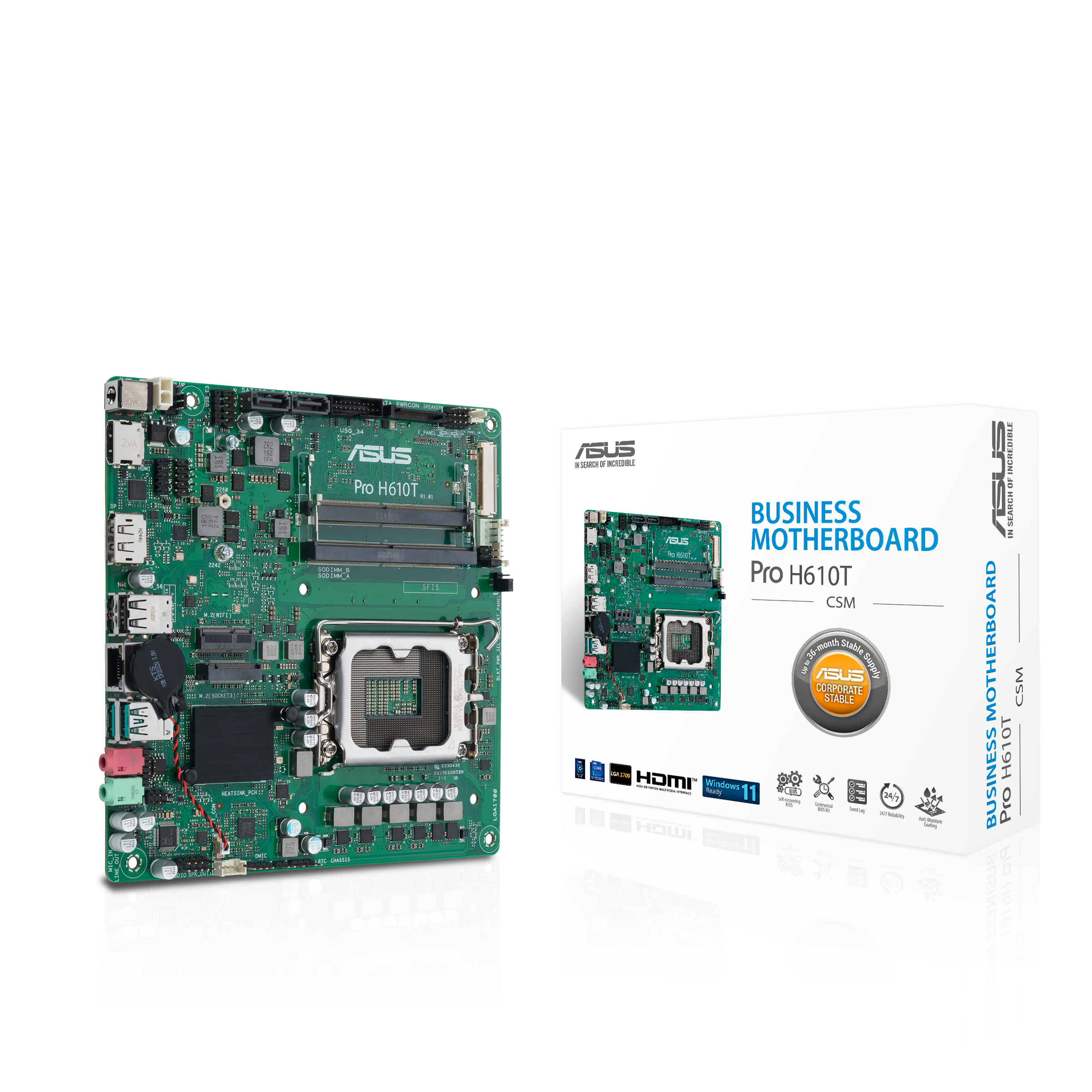 ASUS  PRO H610T-CSM INTEL