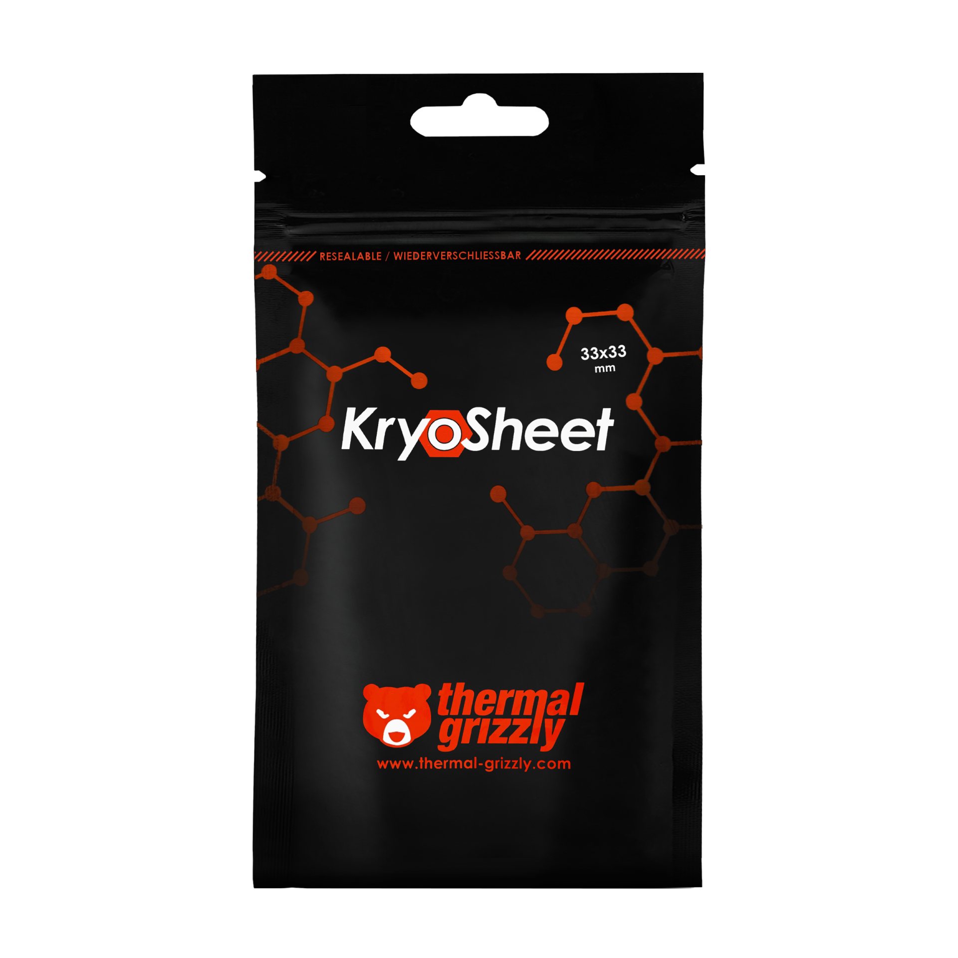THERMALGRIZZLY Thermal Grizzly KryoSheet - 33x33 mm Termal PED - TG-KS-33-33