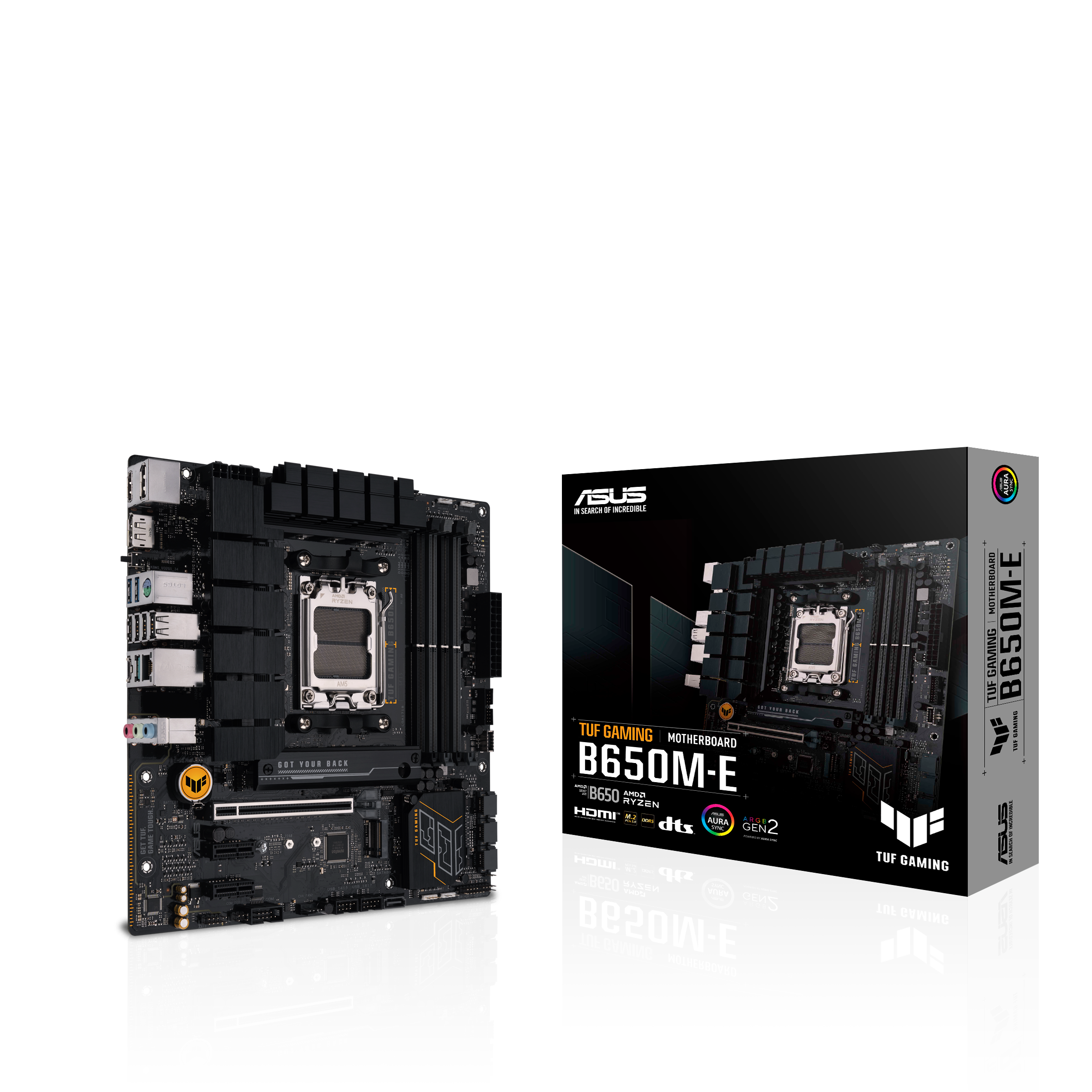 ASUS  TUF GAMING B650M-E, 4xDDR5, 2x M.2, HDMI, 2xDP, Type-C, AMD Ryzen 7000 Serisi, AM5 Soket Anakart