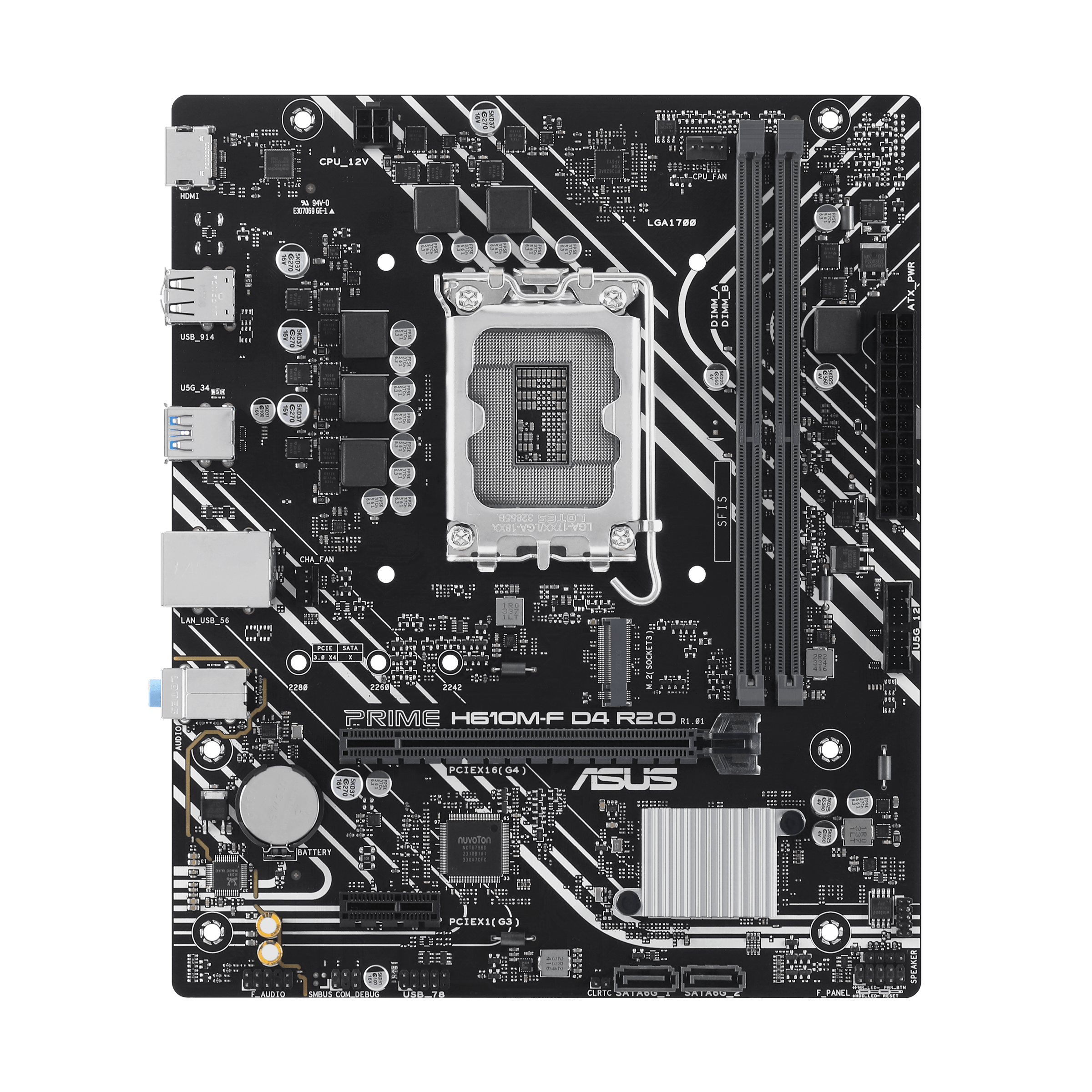 ASUS  PRIME H610M-F D4 R2.0-CSM INTEL
