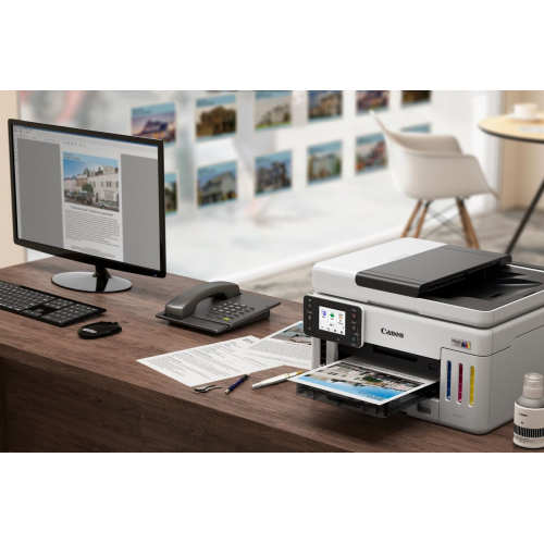 CANON MAXIFY GX6140, Renkli, Mürekkep Mega Tanklı, Yazıcı, Tarayıcı, Wifi, Lan, Duplex, ORİJİNAL MÜREKKEP-77990