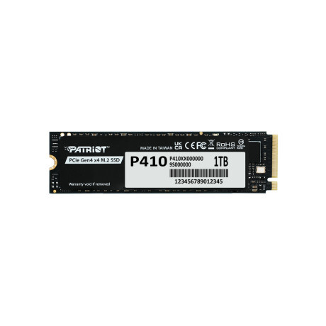 PATRIOT Patriot P410 1TB 5000/4500MB/s Gen4 NVMe M.2 SSD Disk (P410P1TBM28H)
