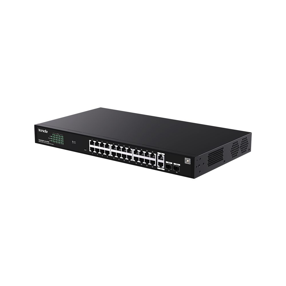 TENDA 26GE+2SFP Cloud Managed PoE Switch