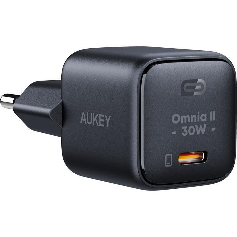 AUKEY  PA-B1L-BK 30W OMNİA II MİNİ GAN TYPE-C PD ŞARJ ADAPTÖRÜ -97263