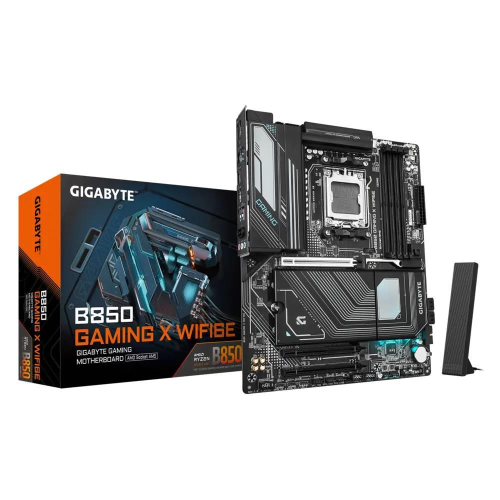GIGABYTE B850 GAMING X WIFI6E, 4xDDR5, 3xM.2, DP, HDMI, Type-C, Wi-Fi6E, Bluetooth 5.3, AM5 Soket GAMING Anakart