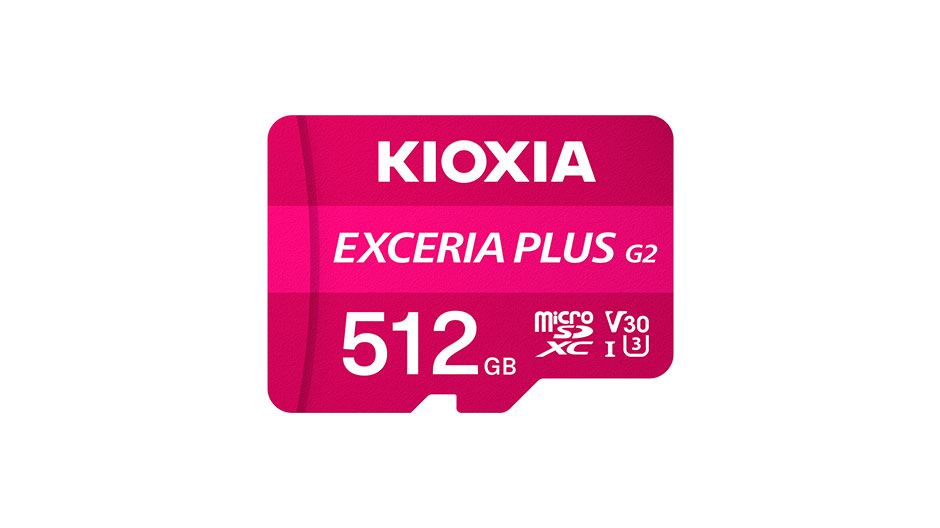 KIOXIA 512GB KIOXIA EXCERIA PLUS G2 SDXC 4K 100/MB/s LMPL2M512GG2