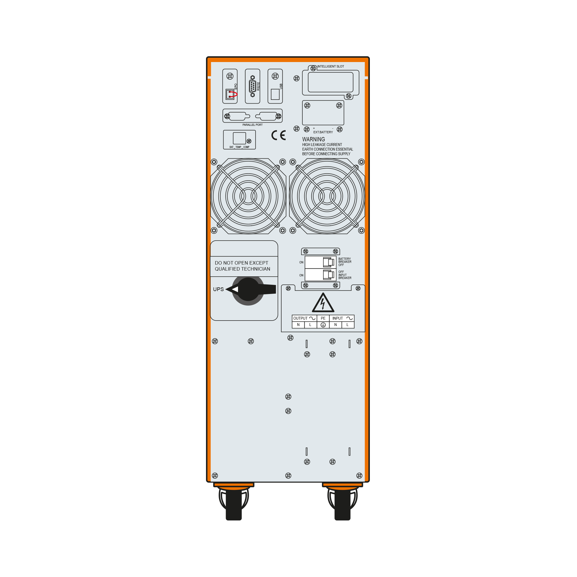 MAKELSAN PS06KVA9 Powerpack SE 6 KVA Online UPS(16x9A Akü) -79804