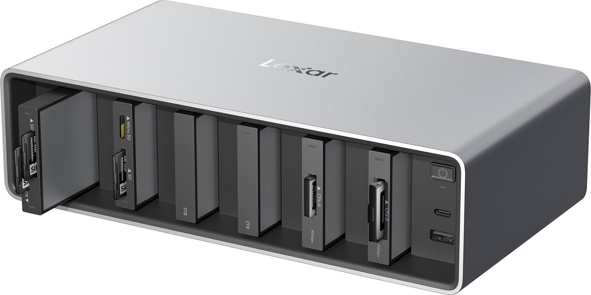 LEXAR  PROFESSIONAL WORKFLOW - THUNDERBOLT 4 YUKSELTMESI VE 6 MODUL YUVASI LPWF800N-4A1NGL