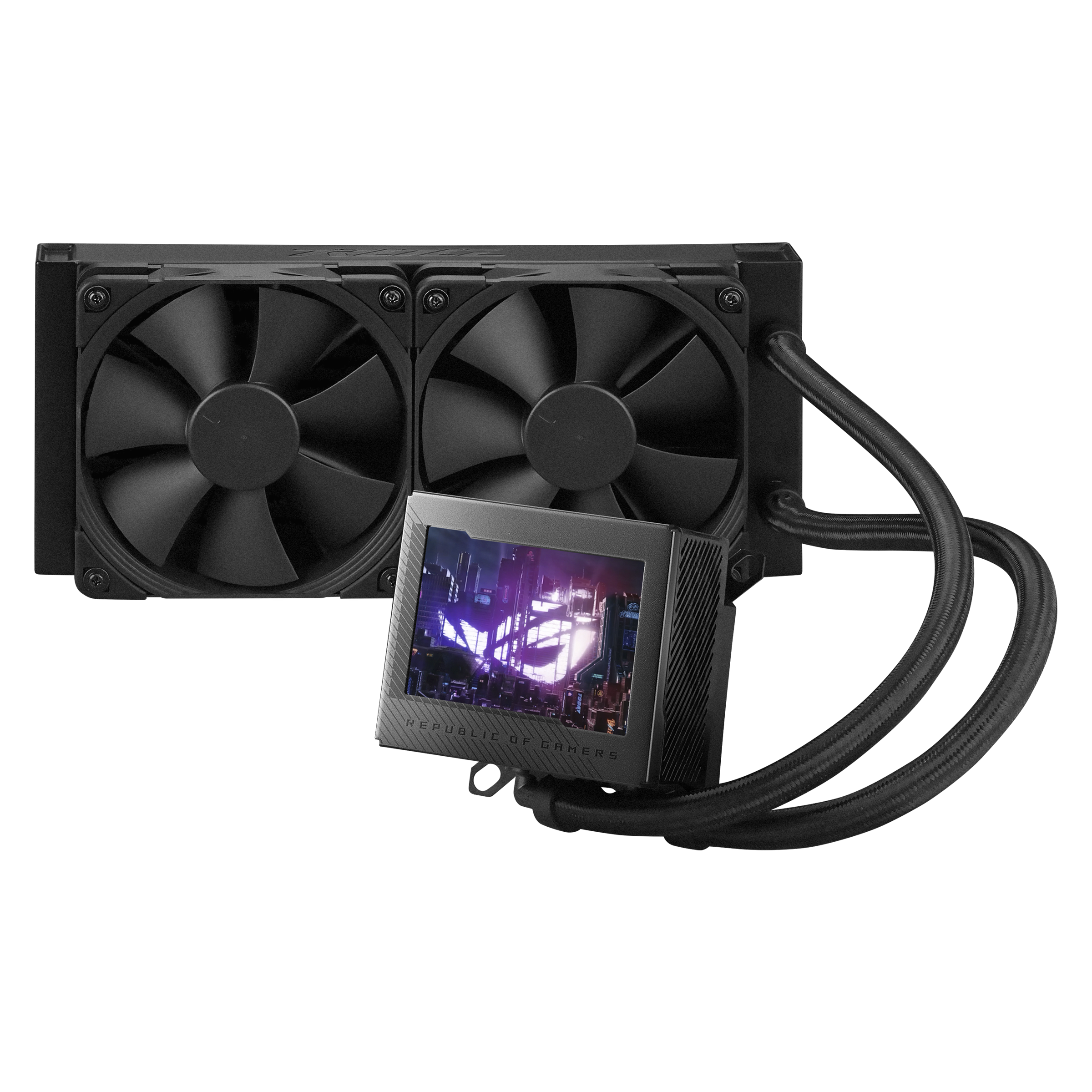 ASUS  ROG RYUJIN III 240 OLED 3.5 LCD AURA SYNC RGB 3X NOCTUA IPPC 2000 PWM 120MM FAN SIVI CPU SOĞUTUCUSU