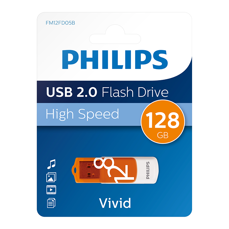 PHILIPS PHILIPS 128GB USB2.0 25/10MB/S FM12FD05B/00