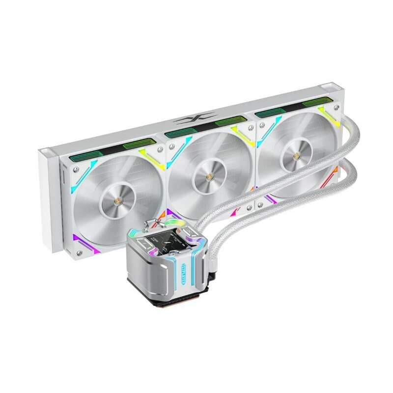 1ST PLAYER 1ST PLAYER X STARSHIP 360MM BEYAZ ARGB IPS 2.4" DİJİTAL EKRANLI AM5 / LGA 1851, LGA 1700 PREMIUM İŞL