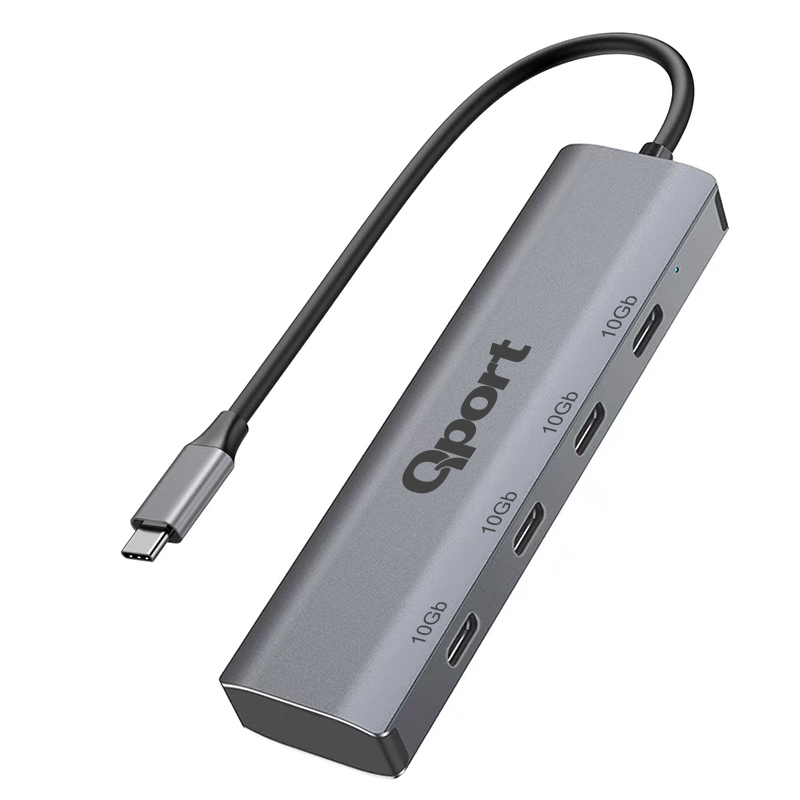 QPORT QPORT Q-TUC06 TYPE-C TO 4 PORT TYPE-C COKLAYICI-84467
