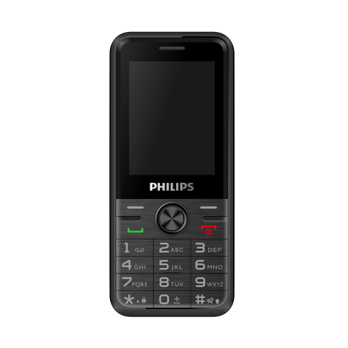PHILIPS PHILIPS Xenium E6500, 128Mb, Siyah, 48Mb Ram, 2,4inc Ekran, Arka Kamera, 4G Çift Sim Desteği, FM Radyo, 1700mAh Pil, El Feneri, Türkiye Garantili