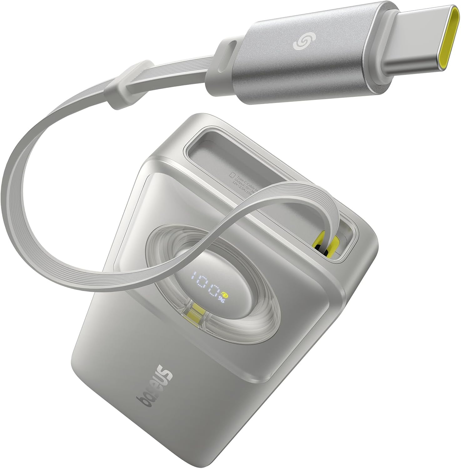 BASEUS BASEUS FREE2PULL 30W 10.000MAH POWERBANK - GREY