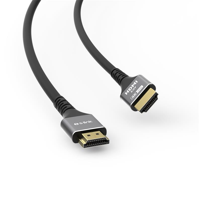 SLINK S-LINK SLX-HD4K03 19+1 HDMI TO HDMI 3M METAL V2.0 4K (4096*2160) 60HZ KABLO