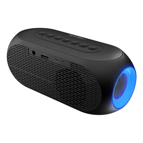 MIKADO MIKADO MD-W7, Siyah, 5W, FM Radyo, USB, AUX, Bluetooth, Kablosuz, Taşınabilir, 1200mAh Batarya, Alarmlı Saat, Derece ve Speaker-93306