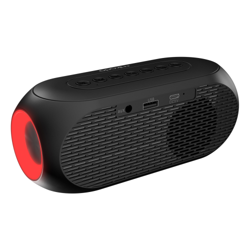 MIKADO MIKADO MD-W7, Siyah, 5W, FM Radyo, USB, AUX, Bluetooth, Kablosuz, Taşınabilir, 1200mAh Batarya, Alarmlı Saat, Derece ve Speaker-93307