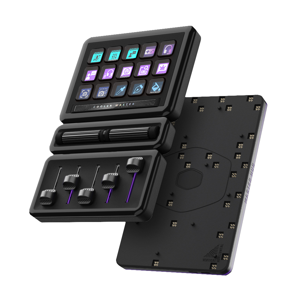 COOLERMASTER Cooler Master Master Hub Creator Kit 1xIPS Display 1xRoller 1xFader-87278
