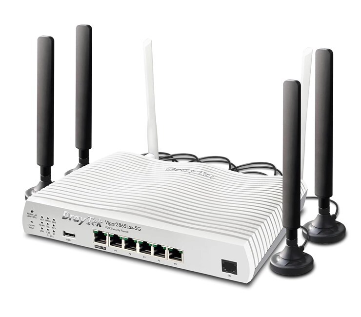 DRAYTEK Draytek Vigor2865Lax-5G Dual SIM LTE VPN Router-97570