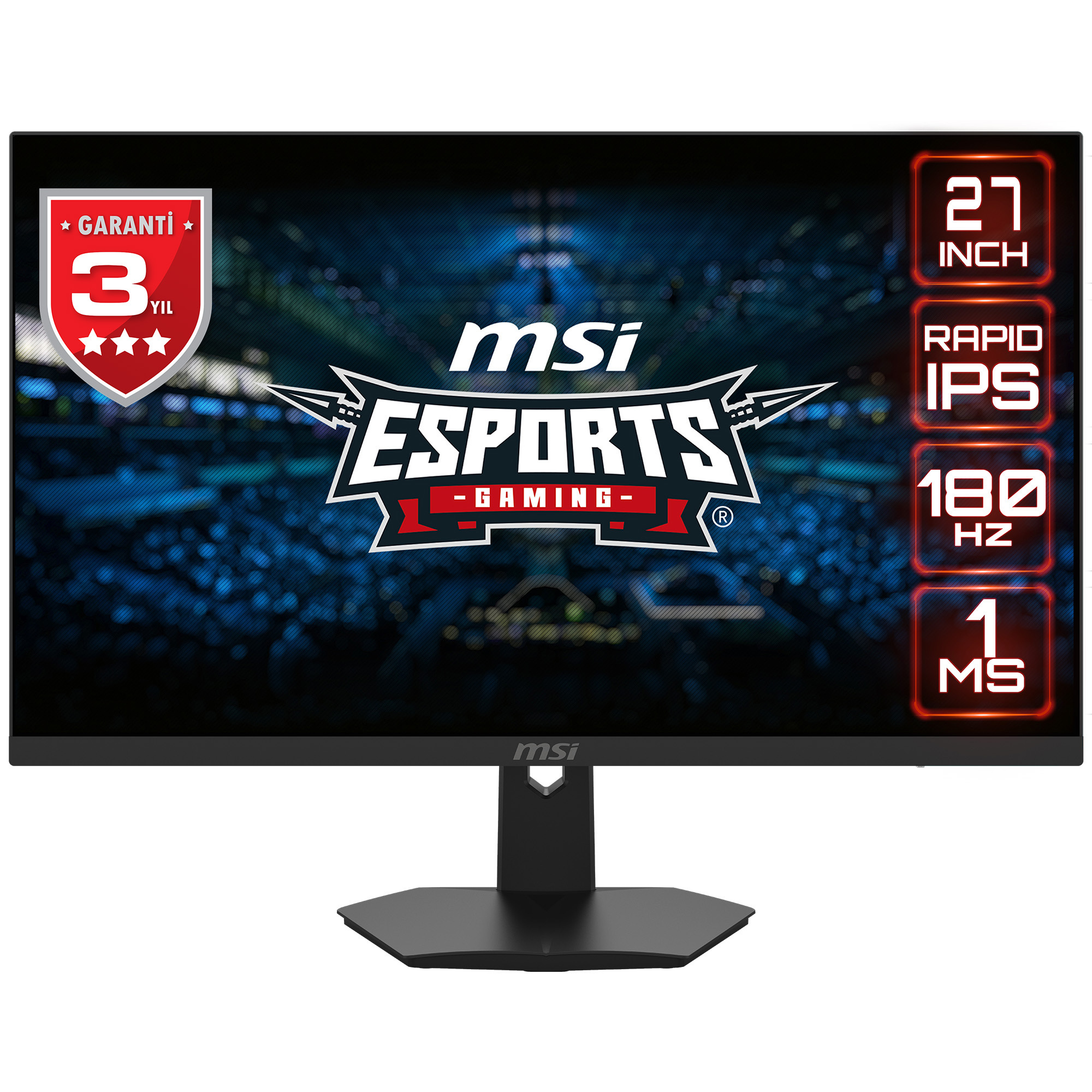 MSI 27" MSI G274F 1ms 180Hz FHD IPS 2xHDMI DP Flat Gaming Monitör