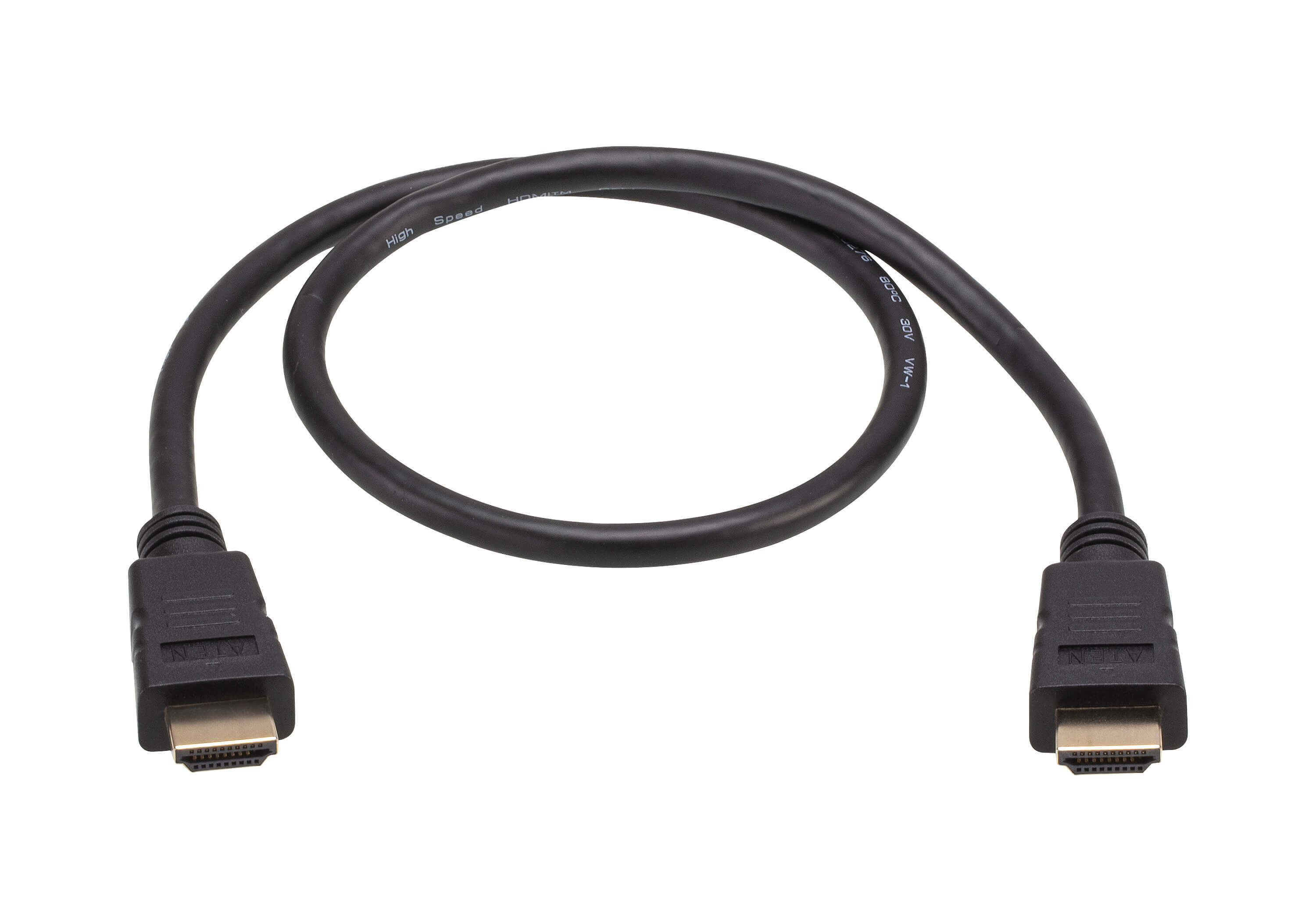 ATEN 2L-7DA6H 0.6M HDMI KABLO 1.4 M/M 30AWG GOLD BLACK