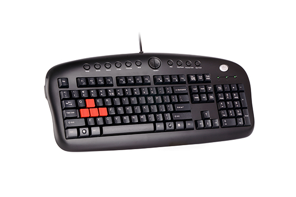 A4TECH KB-28G Gamer Q Klavye Siyah Multimed USB-92469