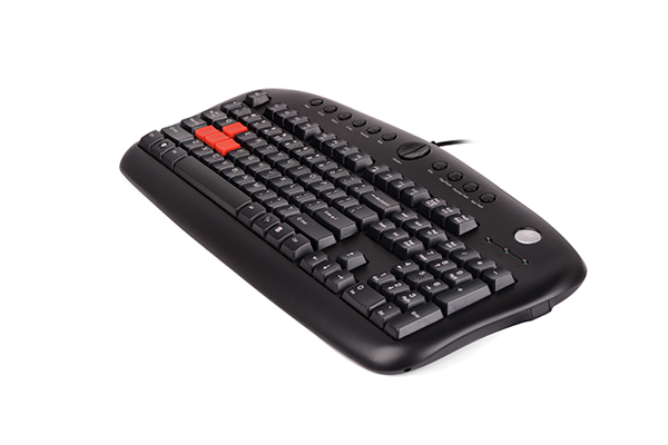 A4TECH KB-28G Gamer Q Klavye Siyah Multimed USB-92470
