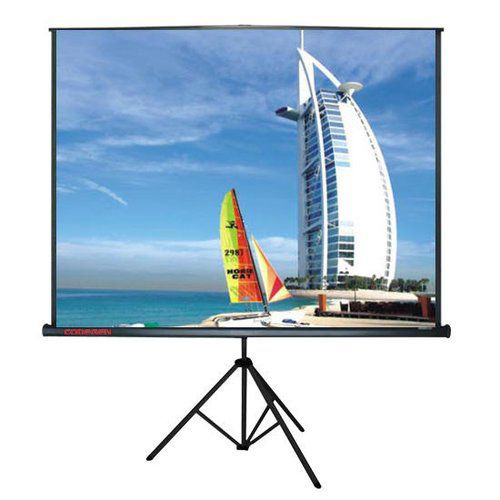 CODEGEN COD-TX-20 200x200 Tripod İthal Projeksiyon Perdesi (Arkası Siyah Fonlu)-90674