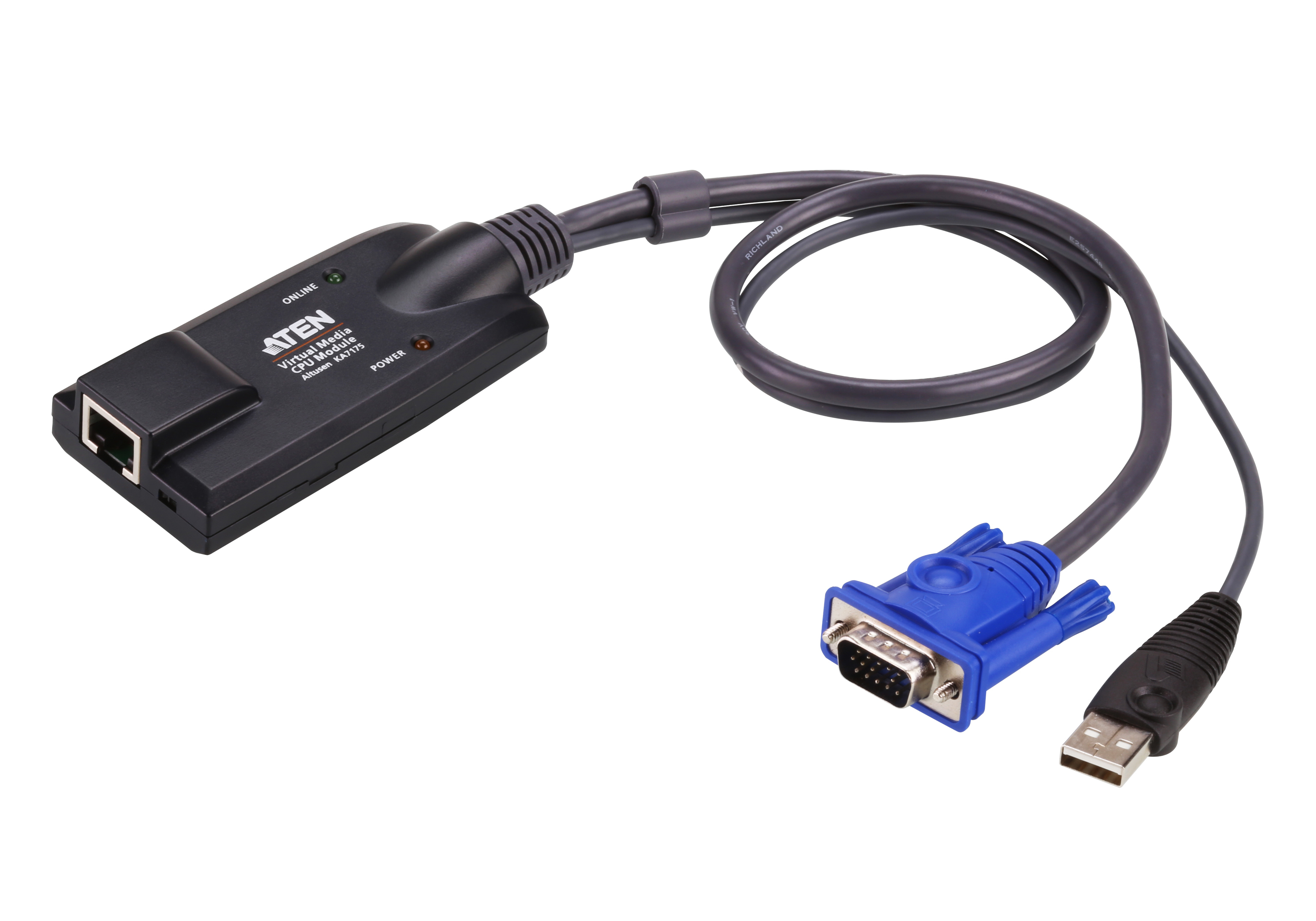 ATEN KA7175-AX USB VGA VIRTUAL MEDIA KVM ADAPTER