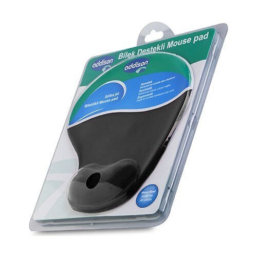 ADDISON 300152 Siyah Bilklkli Kauçuk Kplma MousePd