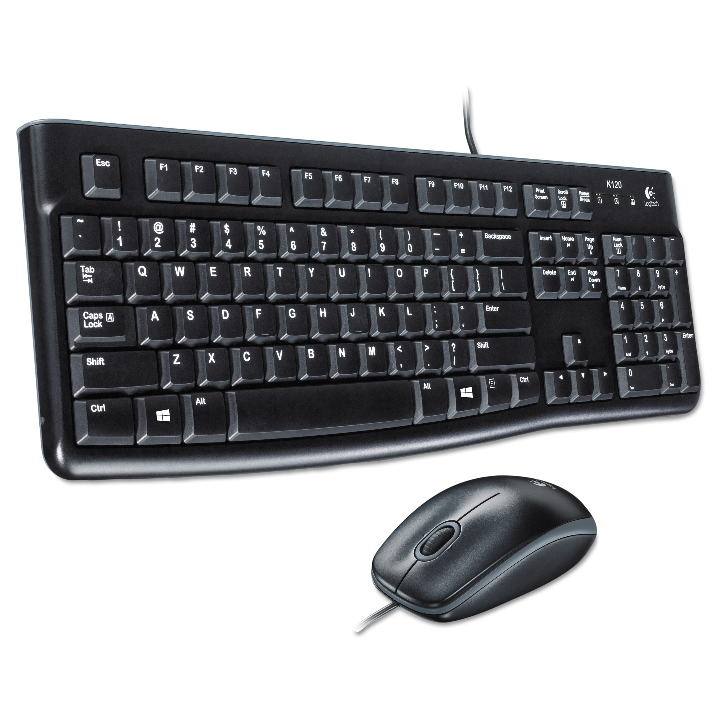LOGITECH MK120 Q TR Kablolu Set Siyah (920-002560)-76556