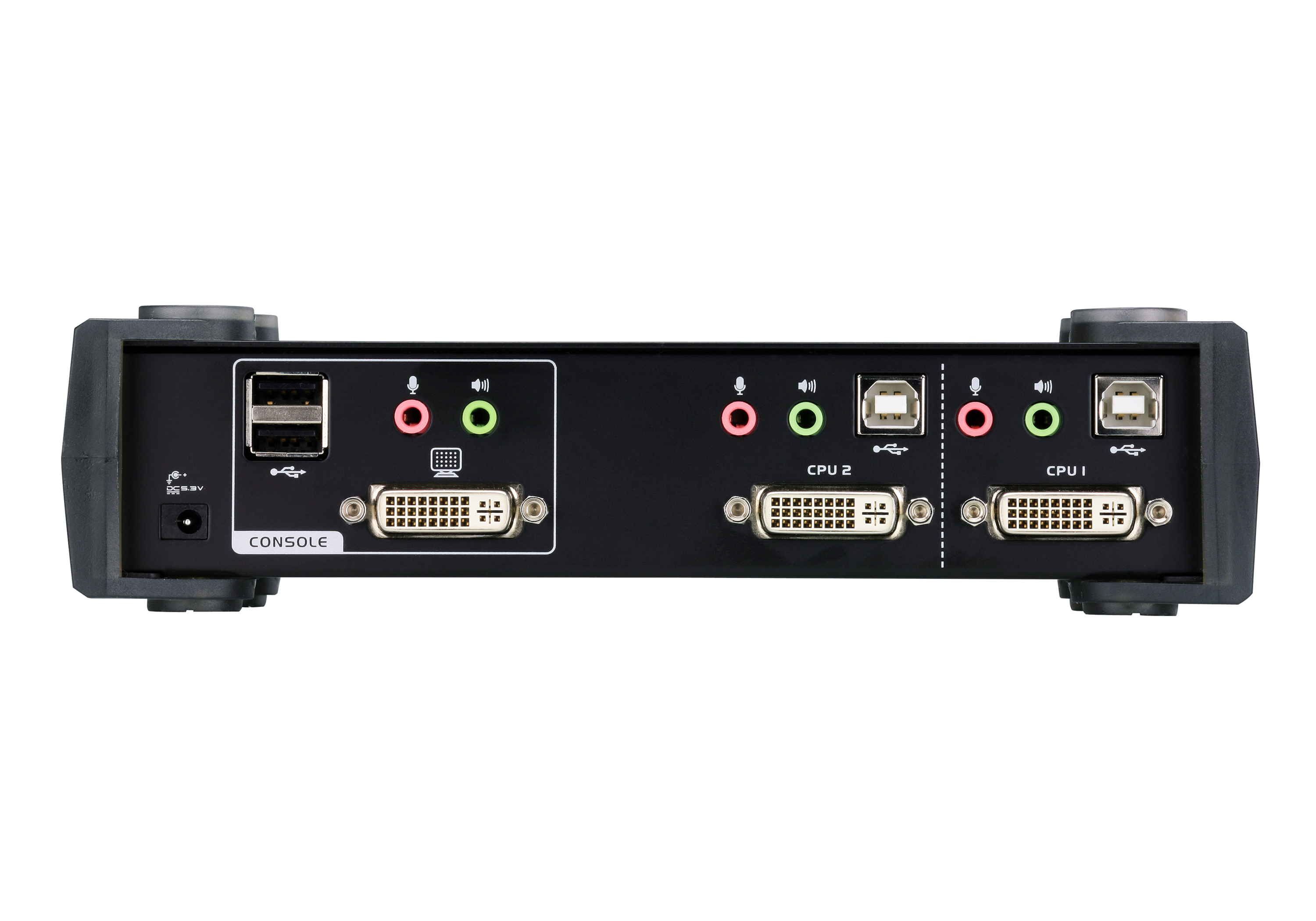 ATEN -CS1762A 2 port'lu USB 2.0 DVI KVMP™ Switch + 2 port'lu USB (2.0) Hub, Masaüstü T-90309