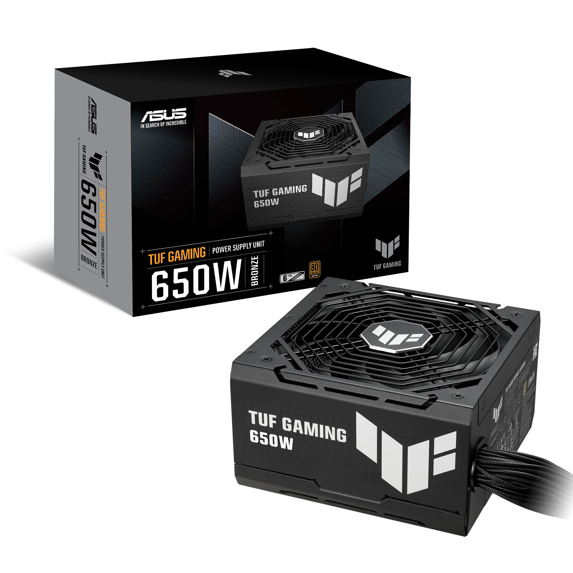 ASUS TUF GAMING 650B 80 PLUS BRONZE 650W GÜÇ KAYNAĞI 6 YIL GARANTİEKRAN 10 YIL GARANTİ